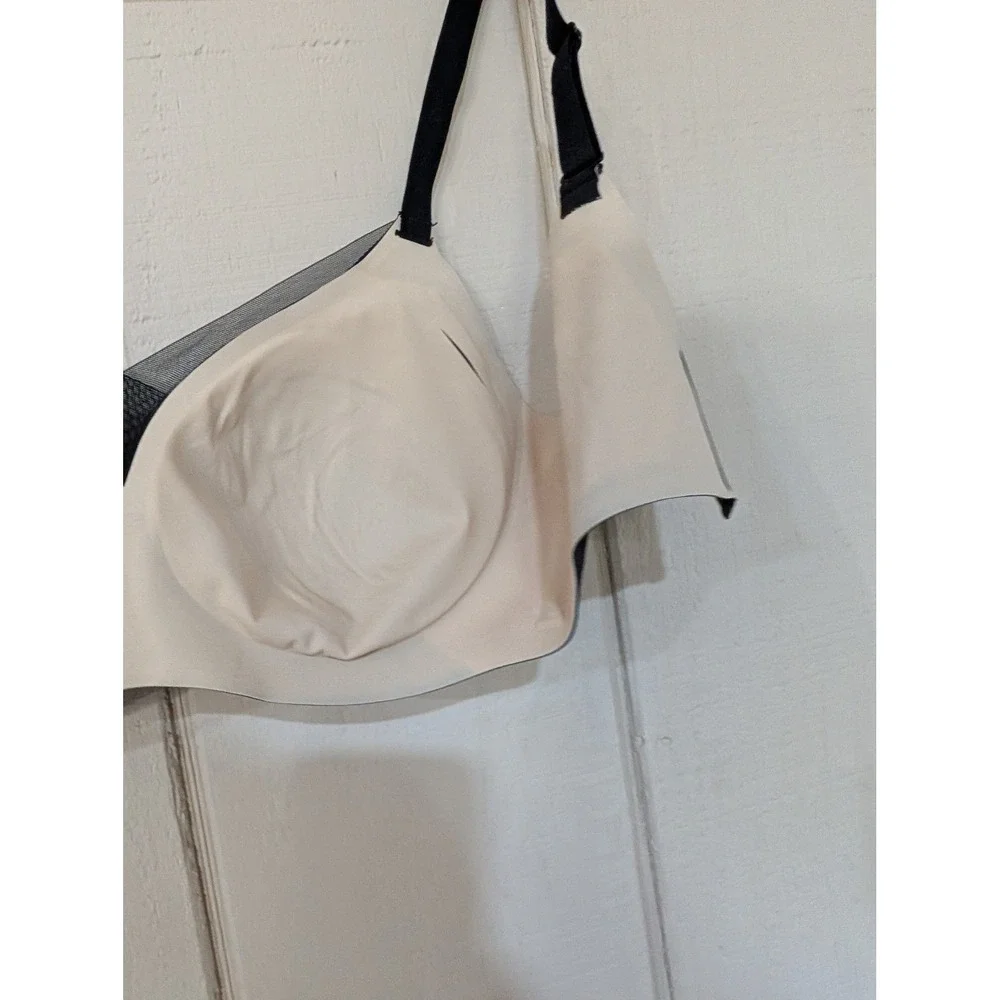 Shapellx Contour True Support Bra Black Ample‎ Cup D+ Wireless Size S+ NWT